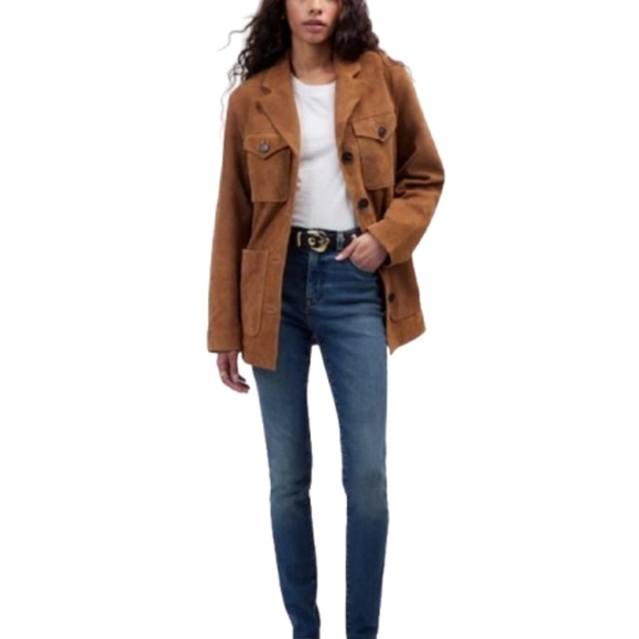 Madewell Size 33P 10" High Rise Skinny Jeans With Tencel/Lyocell Blend Stretchy - Picture 1 of 12